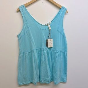 Matilda Jane Talk To Me Tank Women’s Size L NWT